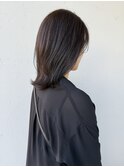 くびれヘア/ ネイビーアッシュ