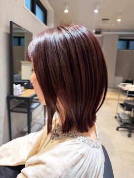 アオ 南浦和(ao.) ボブ/切りっぱなし/外はね/韓国/髪質改善/南浦和