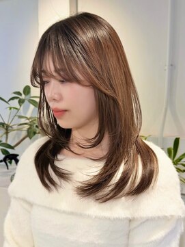 フォト 新宿(foto) 小顔見せ/似合わせカット/ミディアムレイヤーカット