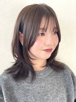 ハナ ビューティーヘアー(hana.) ミディアムレイヤー/前髪/似合わせカット/長野市