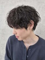 エイル 北堀江(Eir) シャドウパーマ マッシュ 無造作 スパイラル 波巻き