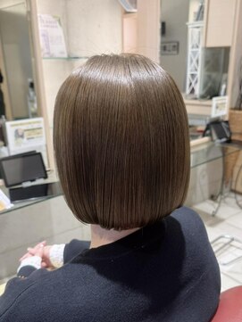 エム インターナショナル 春日部本店(EMU international) ブリーチなしダブルカラーで透明感カラー