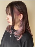 レイヤー×インナーカラー