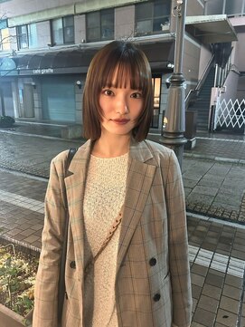 ジュベ(juve.) 大分ショートボブ顔周りレイヤーカット髪質改善カラー