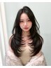 <学割U24> カット+カラー (肩より下,毛先1~3cmカット限定) 2200円