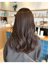 リエットヘアー 西尾市杢左店(Lie-et. hair)&nbsp;髪質改善カラーで、柔らかな艶ブラウン【西尾市】