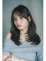 アリー 原宿 表参道(ALLY)&nbsp;ミディアムレイヤー×暗髪グレージュ
