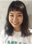 【akane】鎖骨下ミディアムワンレンヘア