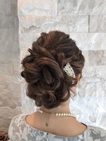 グランツヘアデザイン 四谷(GRANZ hair design) 上品華やかボリュームスタイル★フラワーアレンジ☆