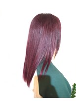 ヘアメイク オブジェ(hair make objet) ハイトーン チェリーピンクカラー KAI