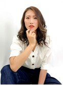 大人愛されラフカールロング×ナチュラルハイライト