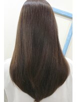美容室フルール フルール　ナチュラルストレート　焼津/髪質改善/縮毛矯正/美髪