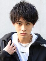 ネイビー(NAVY)&nbsp;カリアゲマッシュ！コクーンショート