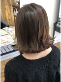 切りっぱなしボブ
