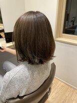 コノアラボ 守谷店(Conoah labo)&nbsp;4か月に一度のハイライトで綺麗をキープ　くびれミディアムボブ