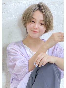 グランアージュ 錦糸町(grandage) 大人かわいい小顔ナチュラルハンサムショート/グレーアッシュa