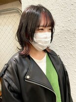 マジコ 下北沢本店(Magico) ダブルカラーインナーカラーピンクベージュケアブリーチレイヤー