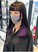インナーパープル_チェリーブラウンフェミニンロング_ba420722