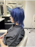 ウルフカットハイトーンカラーメンズライクお客様ヘア☆