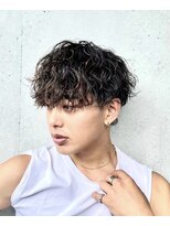 アソビ 表参道(ASOBI) ツイストスパイラルパーマ 刈り上げマッシュ