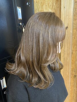 アフターニュース 新潟(afternews) ブリーチなし/ダブルカラー/ミルクティーベージュ