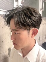 メンズココ 清澄白河店(MENS COCO)&nbsp;ニュアンスパーマセンターパートコンマヘアツーブロック