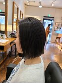 ボブルフ/小顔/ネビージュ/マッシュショート/大人ボブ