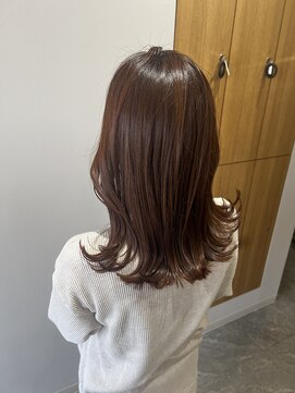 パラゴ(PARAGO.) 《緑橋/城東区/女性サロン》透明感オレンジブラウンカラー♪