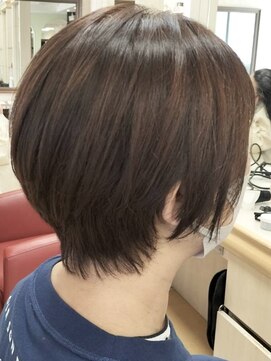 ヘアークリアー 春日部 大人可愛い丸みショート/襟足スッキリ/春日部/30代40代50代