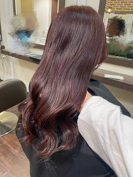 ヘアーアンドメイク ビス(HAIR&MAKE bis) ブリーチなしでできる！カシスピンク【立川/沙久楽】