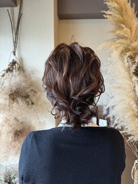 ヘアクリエイションソウル(Hair creation Sowl) 【Sowl】短めさんのフルアップ風アレンジ