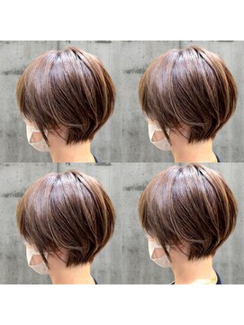 ウィールール 栄町店(WE RULE) ダメージレスカラー × ショートボブ