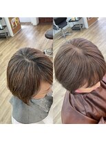 アメリ(Ameri)&nbsp;-Ameri-藤川☆白髪ぼかしメンテナンス【浜町/ショート/ボブ】