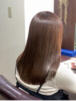 ルアン(Luan)&nbsp;セミロング×ピンクブラウン【横浜．横浜駅】