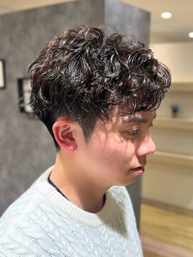 デプト(DEPT.) シャドウパーマメンズカットフェードマッシュメンズサロン眉毛