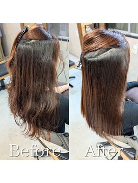 スリー(THREE) 髪質改善トリートメント 縮毛矯正 髪質改善ストレート 酸性