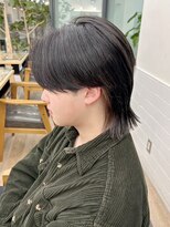 ネオリーブ クーロ メゾン 横浜(Neolive curro Maison)&nbsp;韓国マッシュ　センターパートウルフ[メンズ]