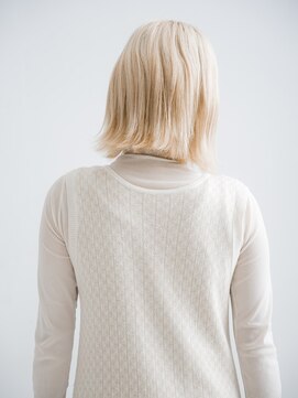 ガレットウメダ(GALETTE UMEDA) #切りっぱなしボブ #ブリーチカラー