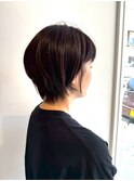 ミニウルフくびれレイヤーショート
