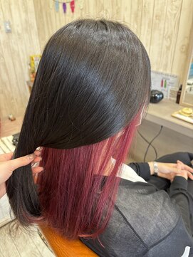 スタイルエイチ(Style‐H) インナーカラーチェリーレッド