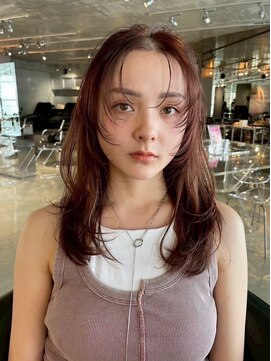 スクリーンギンザメゾン 銀座(SCREEN GINZA MAISON.) クラゲヘアー/小顔に見せるヘア/ココアベージュ/銀座