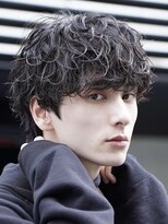 レタッチ バイ フィフス 天神大名(RETOUCH by fifth) 天神大名シャドウパーマメンズカットシースルーマッシュ30代