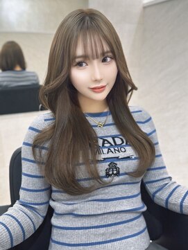 ミヨン 熊本店(miyon) 【miyon】韓国顔周りカット×似合わせカラー×髪質改善