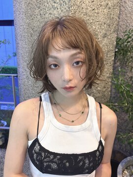 メゾンアクア 表参道(Maison ACQUA) ミディアムパーマデジタルパーマボブパーマ表参道ボブパーマ