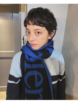 エンシー(ENCI) 黒髪/ベリーショート/ピンパーマ/ベリーショートパーマ/自由が丘