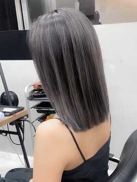 ギークス(GEEKS) 【GEEKS渋谷】冬カラー/バレイヤージュ/シルバーグレージュ/渋谷