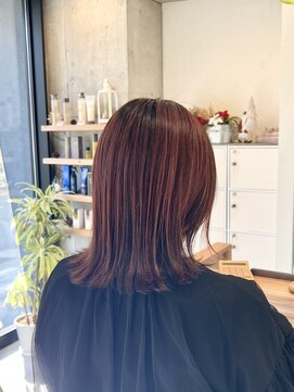 黒髪/クラゲヘアー/オリーブグレー/小顔/ココアベージュ/行徳