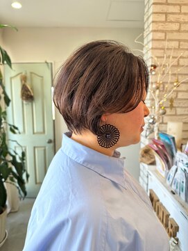 丸みショートボブ12.12小顔