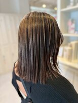 スペックホルダーミミ(Spec Holder mimi)&nbsp;デザインカラー立体感ハイライトボブ