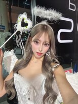 ラピス 大阪アメ村店(Lapis)&nbsp;グレージュ/ハイトーン/ダブルカラー/髪質改善